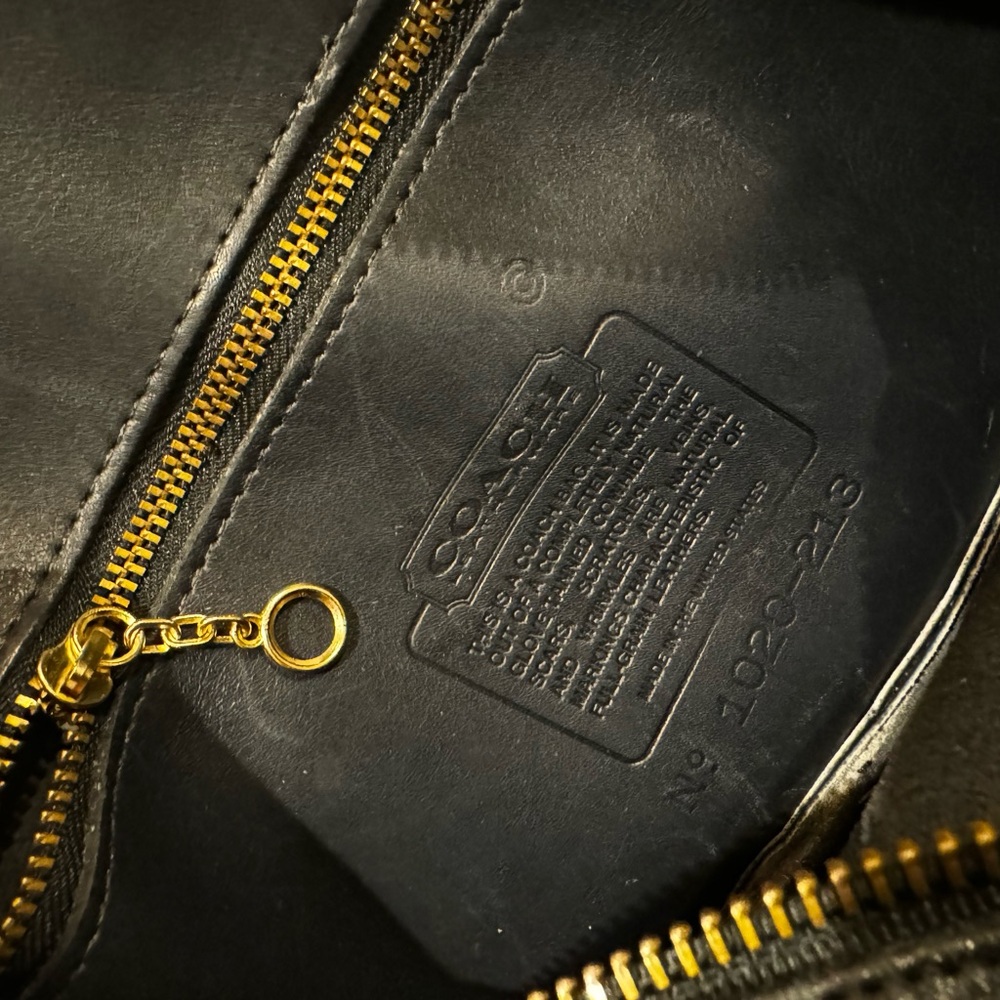 Coach Black Round Leather Crossbody Bag - Picture 3 of 5